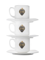 Трио кофейных чашек «Отчизна»