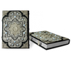 Коран бол. с филигранью (серебро), топазами и литьем в замшевой шкатулке