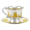 Чашка с блюдцем №11 (Серебро 925)