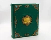 Родословная книга «Ювелирная Славянская» с накладкой «Барокко» (Зелёная)