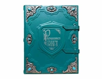 Родословная книга «Серебряная» в коже