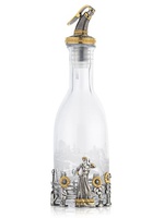 Соусник "Разгуляй" из хрусталя и серебра