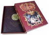 Родословная книга «Парадная» с бронзовой накладкой в коже