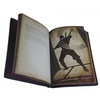 Подарочная книга "Ниндзя. Воин тени" ручной работы в кожаном переплёте