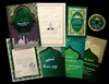 Родословная книга Мусульманская «Малахитовая Мечеть» в коже