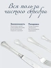 Набор столовый "Фаворит": вилка и нож (Серебро 925)