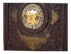 Родословная книга «Парадная» с бронзовой накладкой в коже