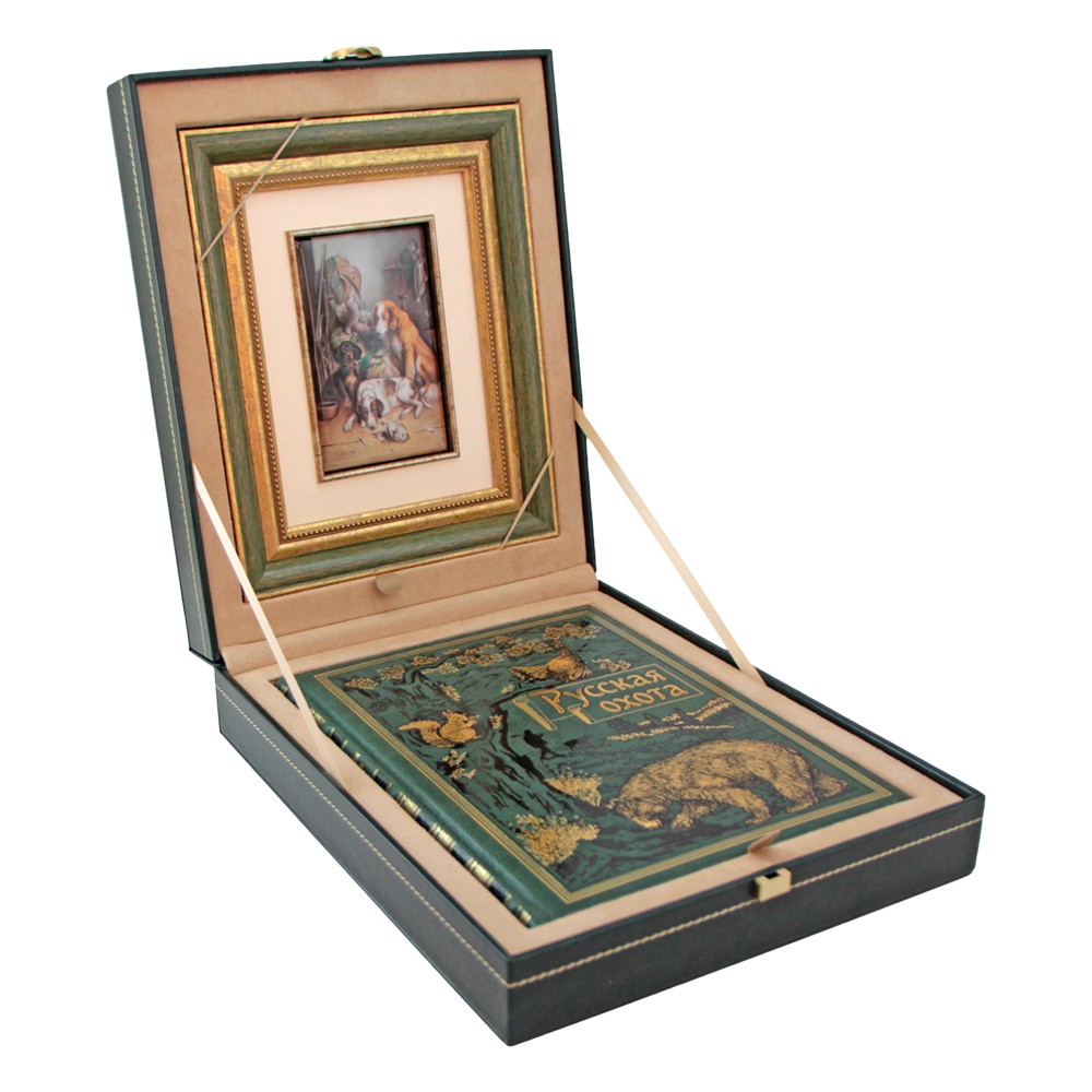 Подарочный набор "Охота" (с книгой и панно)