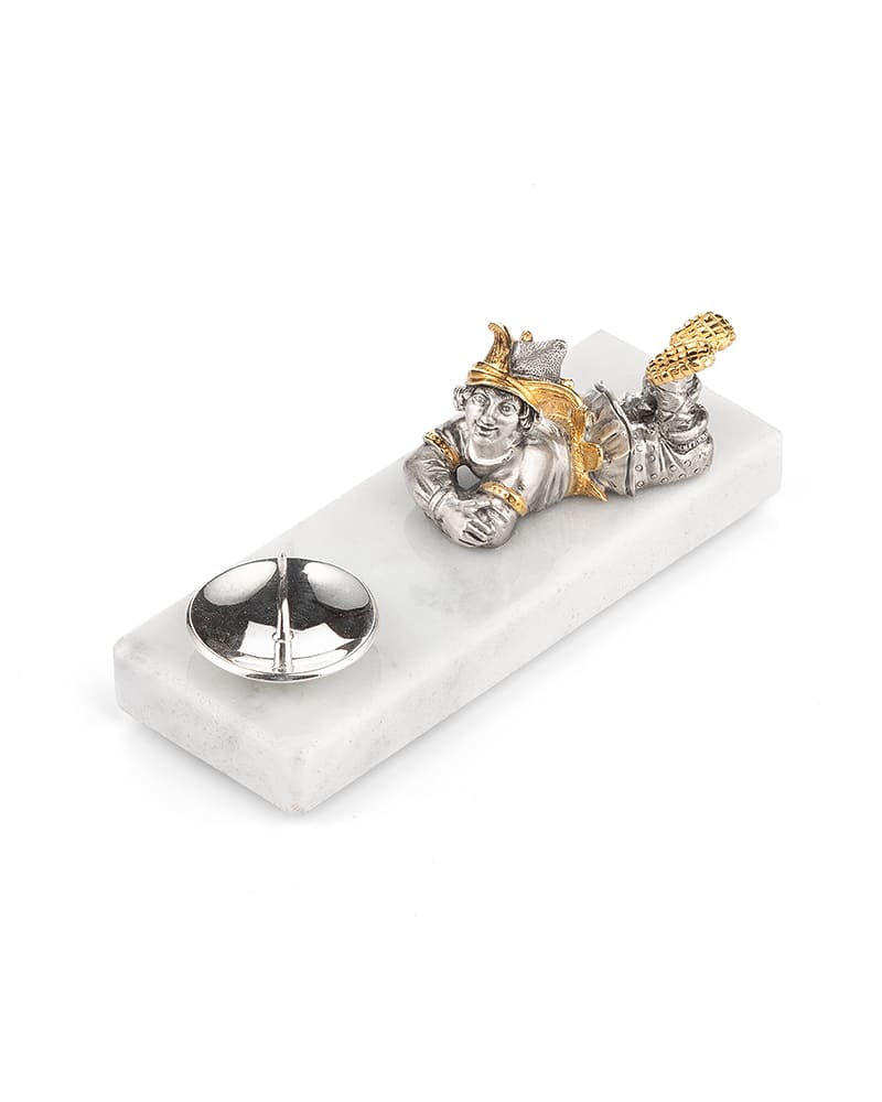 Подсвечник серебряный «Скоморох»