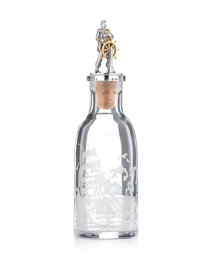 Соусник "Капитан" из хрусталя