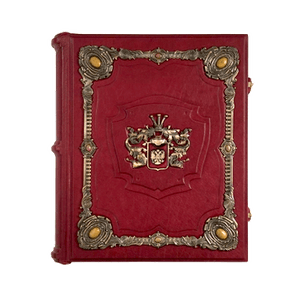Родословная книга «Ювелирная Модерн» с накладкой «Дворянский герб»