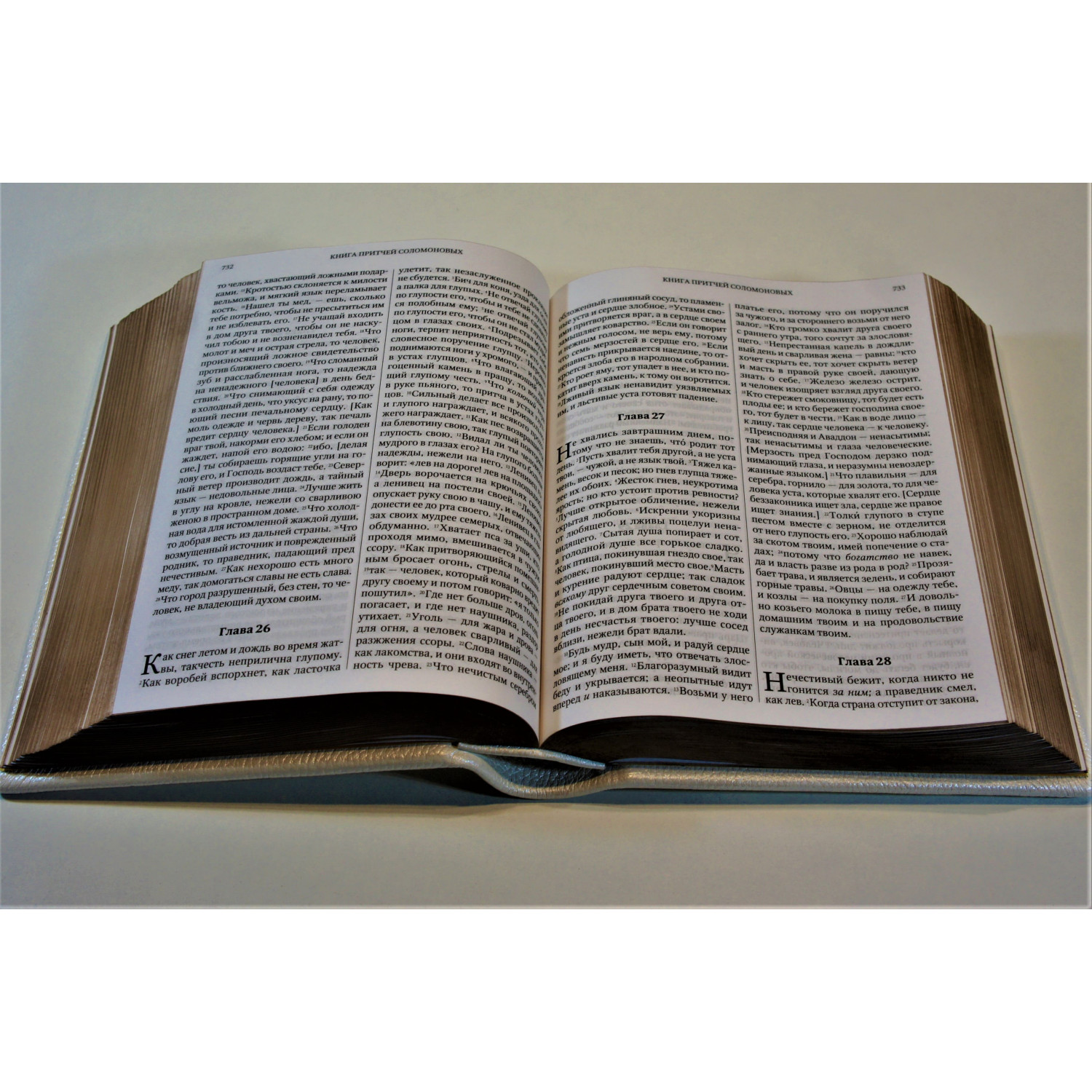 Библия: книги Священного писания Ветхого и Нового Завета в кожаном переплете ручной работы