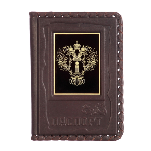 Обложка для паспорта «Прокуратура-1» с накладкой из стали