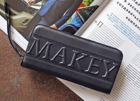 Портмоне «Makey forever!». Цвет синий