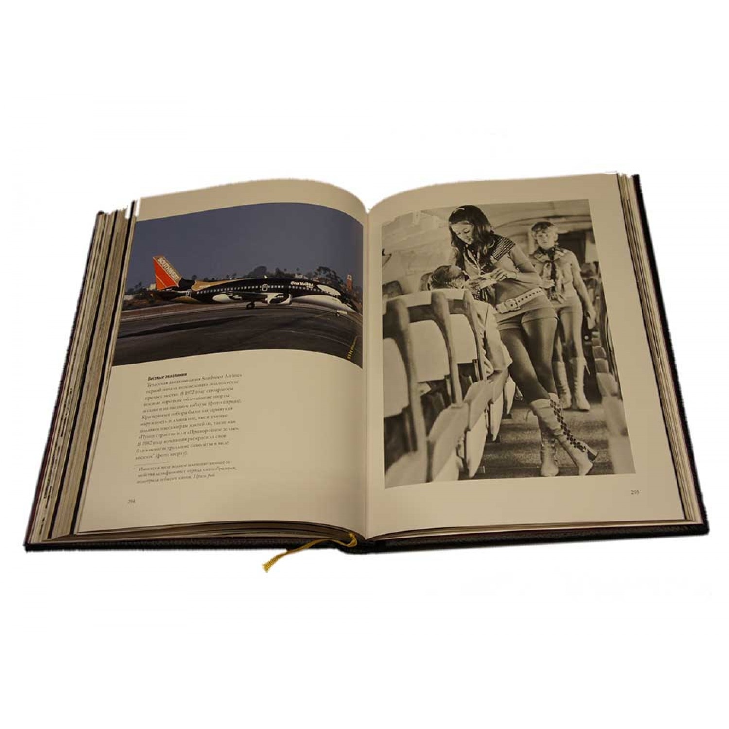 Подарочное издание книги "Сто лет авиации" в кожаном переплете ручной работы
