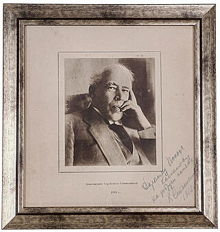 Портрет Станиславский К.С. с автографом (1918г.)