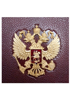 Книга "Россия. Великая судьба" в кожаном переплёте