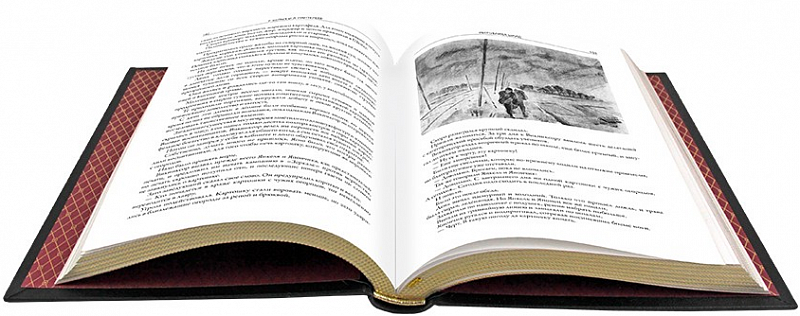 Подарочная книга "Республика ШКИД" Белых Г., Пантелеев в кожаном переплёте