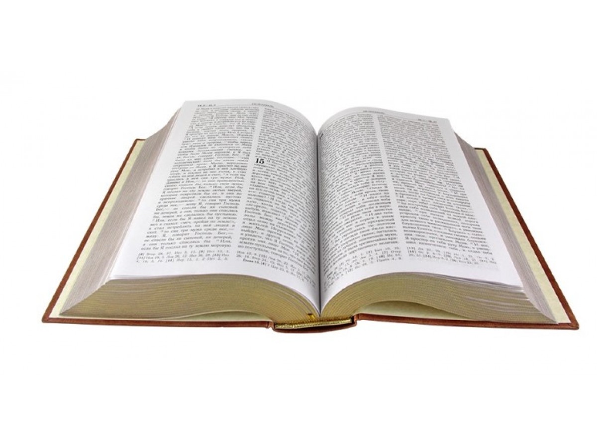 Подарочная книга "Библия" с художественной вставкой