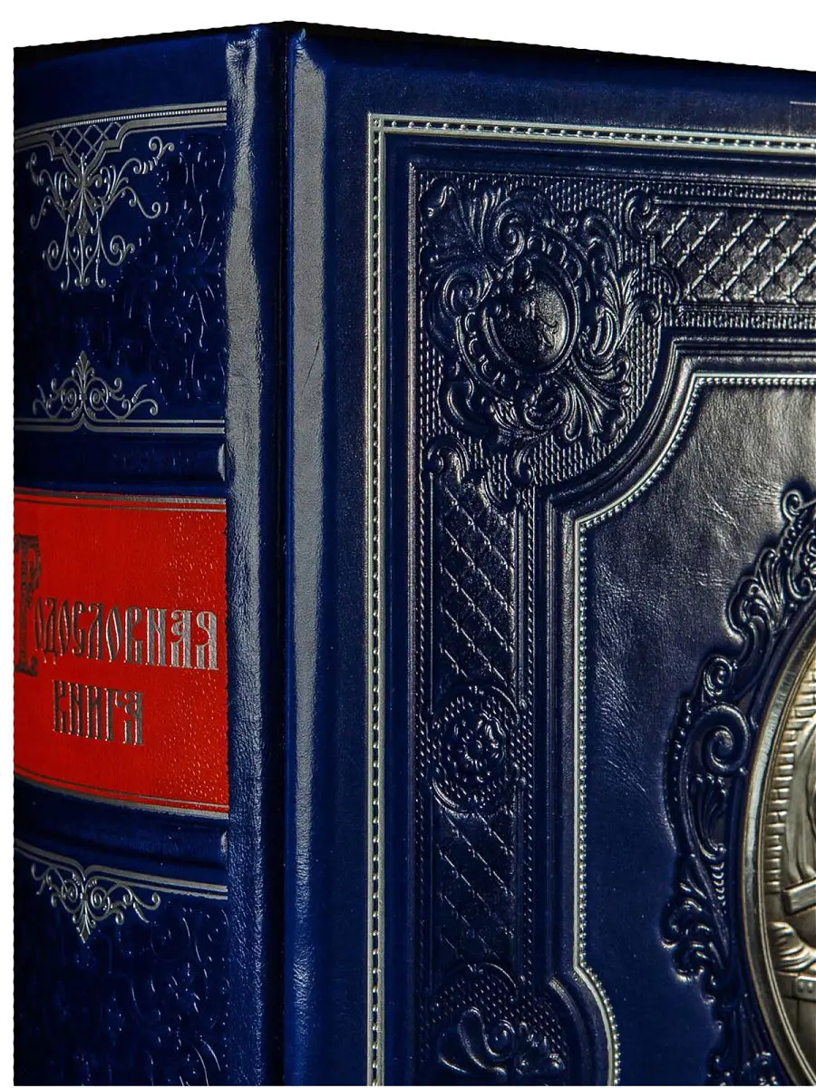 Родословная книга «Ренессанс» сапфир подарочная