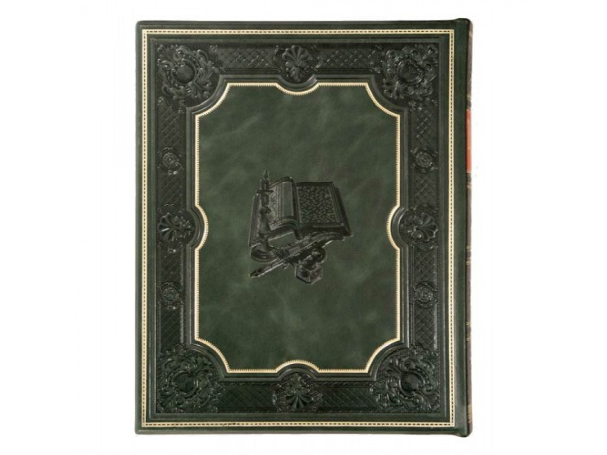 Родословная книга «Ренессанс» Малахит подарочная