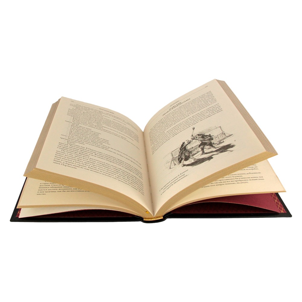 Подарочная книга "Изгнанники" Артур Конан-Дойл в коже
