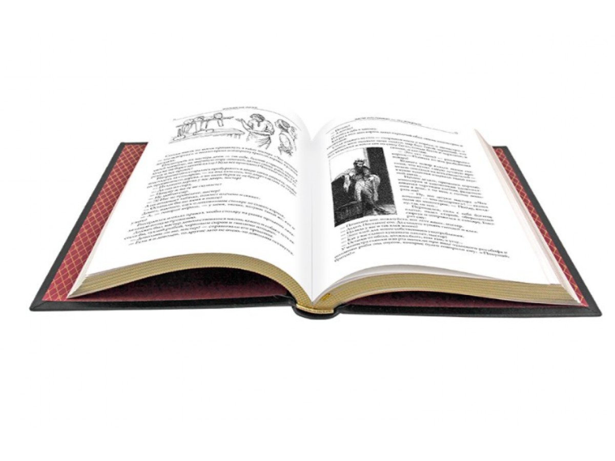 Подарочная книга "Итальянские сказки" Луиджи Капуана в коже