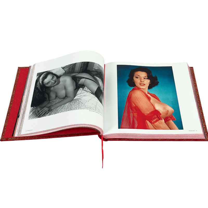 Подарочная книга "Лучшие бюста мира. Альбом" в коже