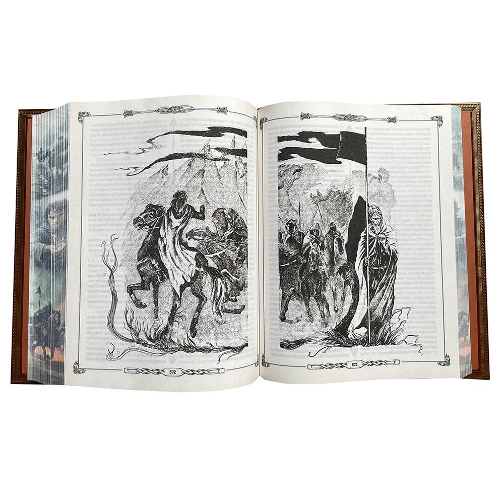 Подарочная книга Толкин Дж.Р.Р. "Властелин колец" в коже