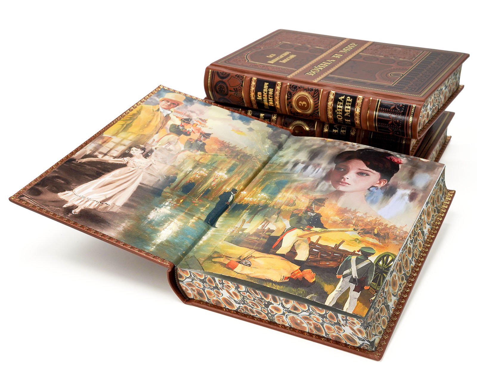 Подарочное издание "Война и мир" Толстой Л.Н. в 4 томах