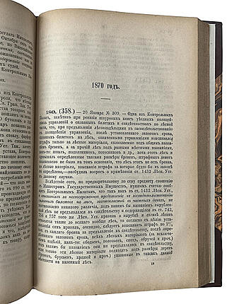 Сборник циркуляров, изданных по государственному контролю в 1865 - 1873 г. (Антикварная книга 1874 г.)