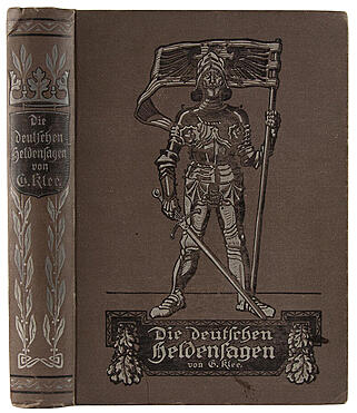 Клее Г. Немецкий героический эпос. Klee G. Die deutschen heldensagen (Антикварная книга 1912г.)