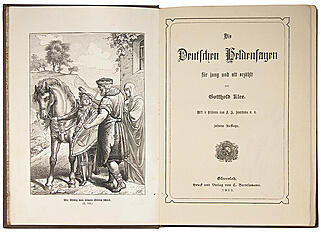 Клее Г. Немецкий героический эпос. Klee G. Die deutschen heldensagen (Антикварная книга 1912г.)