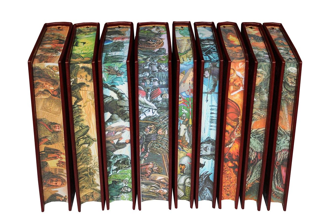 Подарочные книги Мартин Дж. :Игра Престолов" комплект из 9 книг.