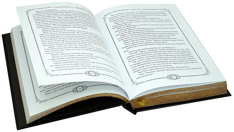 "Обломов" Гончаров И.А. (на английском). Подарочная книга в кожаном переплёте