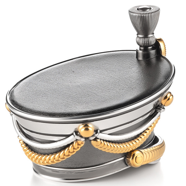 Рюмка из серебра "Кивер штабс-офицера" малая