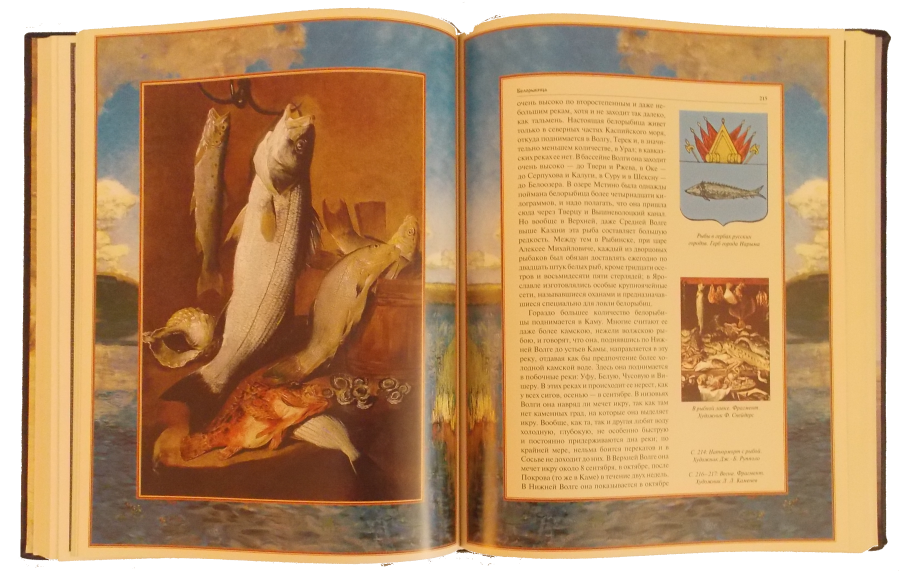 Русская рыбалка. (Подарочная книга в коже)